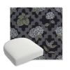 Picture of Trellis Morning Glory | Bullnose Contoured Wicker Chair Cushion - Sunbrella© Fabric