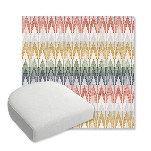 Picture of Valley Sedona | Bullnose Contoured Wicker Chair Cushion - Sunbrella© Fabric