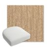 Picture of Vista Sand | Bullnose Contoured Wicker Chair Cushion - Sunbrella© Fabric
