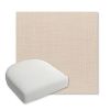 Picture of Willa Linen | Bullnose Contoured Wicker Chair Cushion - Sunbrella© Fabric