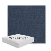 Picture of Blend Indigo | 24" x 24" x 3" Square Outdoor Cushion - Sunbrella© Fabric