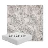 Picture of Calm Graphite | 24" x 24" x 3" Square Outdoor Cushion - Sunbrella© Fabric