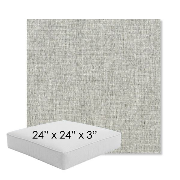 Picture of Canvas Granite | 24" x 24" x 3" Square Outdoor Cushion - Sunbrella© Fabric