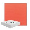 Picture of Canvas Melon | 24" x 24" x 3" Square Outdoor Cushion - Sunbrella© Fabric