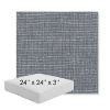 Picture of Cassava Slate | 24" x 24" x 3" Square Outdoor Cushion - Sunbrella© Fabric
