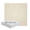 Picture of Cast Pumice | 24" x 24" x 3" Square Outdoor Cushion - Sunbrella© Fabric