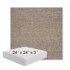 Picture of Chartres Truffle | 24" x 24" x 3" Square Outdoor Cushion - Sunbrella© Fabric