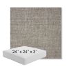 Picture of Crush Ash | 24" x 24" x 3" Square Outdoor Cushion - Sunbrella© Fabric