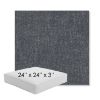 Picture of Dither Slate | 24" x 24" x 3" Square Outdoor Cushion - Sunbrella© Fabric