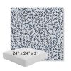 Picture of Eberly Peacock | 24" x 24" x 3" Square Outdoor Cushion - Sunbrella© Fabric