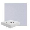Picture of Exhale Sky | 24" x 24" x 3" Square Outdoor Cushion - Sunbrella© Fabric