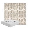 Picture of Figure Mineral | 24" x 24" x 3" Square Outdoor Cushion - Sunbrella© Fabric
