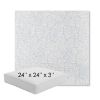 Picture of Frond Sky | 24" x 24" x 3" Square Outdoor Cushion - Sunbrella© Fabric