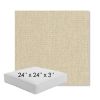 Picture of Heritage Papyrus | 24" x 24" x 3" Square Outdoor Cushion - Sunbrella© Fabric