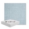Picture of Idol Frost | 24" x 24" x 3" Square Outdoor Cushion - Sunbrella© Fabric