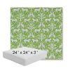 Picture of Jaipur Frame Chive | 24" x 24" x 3" Square Outdoor Cushion - Sunbrella© Fabric