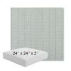 Picture of Kaia Mist | 24" x 24" x 3" Square Outdoor Cushion - Sunbrella© Fabric