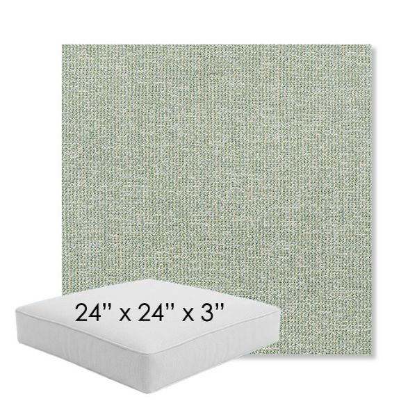Picture of Kismet Moss | 24" x 24" x 3" Square Outdoor Cushion - Sunbrella© Fabric