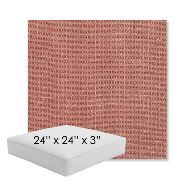 Picture of Kudos Flamingo | 24" x 24" x 3" Square Outdoor Cushion - Sunbrella© Fabric