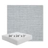 Picture of Kudos Saltwater | 24" x 24" x 3" Square Outdoor Cushion - Sunbrella© Fabric