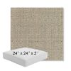 Picture of Linen Stone | 24" x 24" x 3" Square Outdoor Cushion - Sunbrella© Fabric