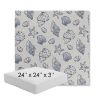 Picture of Nantucket Atlantis | 24" x 24" x 3" Square Outdoor Cushion - Sunbrella© Fabric