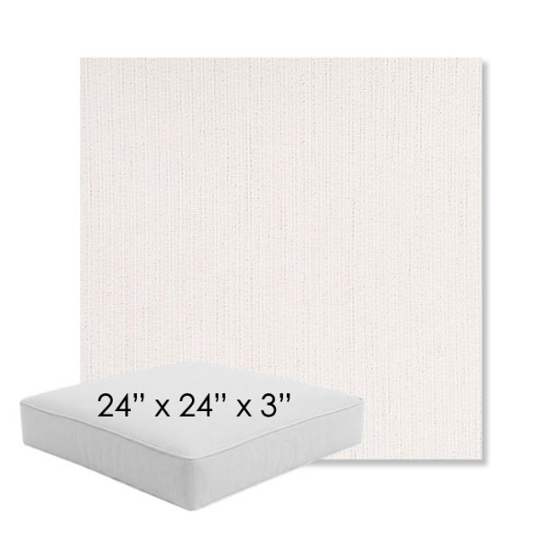 Picture of Nova Parchment | 24" x 24" x 3" Square Outdoor Cushion - Sunbrella© Fabric