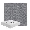 Picture of Odette Slate | 24" x 24" x 3" Square Outdoor Cushion - Sunbrella© Fabric