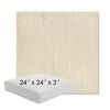 Picture of Pique Flax | 24" x 24" x 3" Square Outdoor Cushion - Sunbrella© Fabric