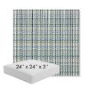 Picture of Principle Lagoon | 24" x 24" x 3" Square Outdoor Cushion - Sunbrella© Fabric