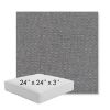 Picture of Proof Slate | 24" x 24" x 3" Square Outdoor Cushion - Sunbrella© Fabric