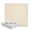 Picture of Proven Flax | 24" x 24" x 3" Square Outdoor Cushion - Sunbrella© Fabric