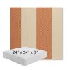 Picture of Rothko Lobster Roll | 24" x 24" x 3" Square Outdoor Cushion - Sunbrella© Fabric