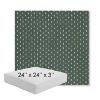 Picture of Royale Moss | 24" x 24" x 3" Square Outdoor Cushion - Sunbrella© Fabric