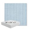 Picture of Solo Ocean | 24" x 24" x 3" Square Outdoor Cushion - Sunbrella© Fabric