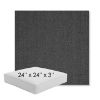 Picture of Switch Ash | 24" x 24" x 3" Square Outdoor Cushion - Sunbrella© Fabric