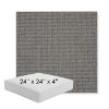 Picture of Bliss Smoke | 24" x 24" x 4" Square Outdoor Cushion - Sunbrella© Fabric