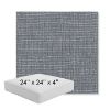 Picture of Cassava Slate | 24" x 24" x 4" Square Outdoor Cushion - Sunbrella© Fabric