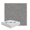 Picture of Dumont Slate | 24" x 24" x 4" Square Outdoor Cushion - Sunbrella© Fabric