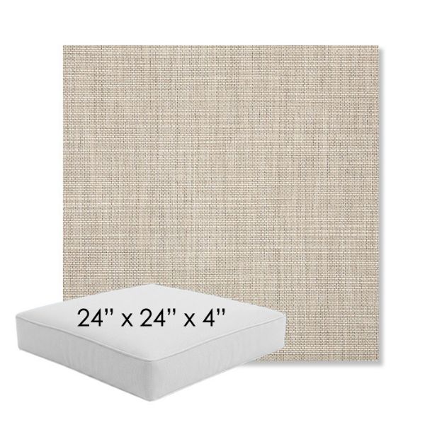 Picture of Echo Ash | 24" x 24" x 4" Square Outdoor Cushion - Sunbrella© Fabric