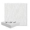 Picture of Improve White | 24" x 24" x 4" Square Outdoor Cushion - Sunbrella© Fabric