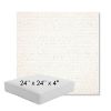 Picture of Litchfield Snow | 24" x 24" x 4" Square Outdoor Cushion - Sunbrella© Fabric