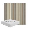 Picture of Milano Char | 24" x 24" x 4" Square Outdoor Cushion - Sunbrella© Fabric