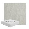 Picture of Pique Gravel | 24" x 24" x 4" Square Outdoor Cushion - Sunbrella© Fabric