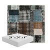 Picture of Pop Fizz | 24" x 24" x 4" Square Outdoor Cushion - Sunbrella© Fabric