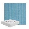Picture of Solo Sky | 24" x 24" x 4" Square Outdoor Cushion - Sunbrella© Fabric