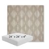 Picture of Spinner Diamond Pebble | 24" x 24" x 4" Square Outdoor Cushion - Sunbrella© Fabric