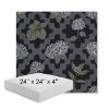 Picture of Trellis Morning Glory | 24" x 24" x 4" Square Outdoor Cushion - Sunbrella© Fabric