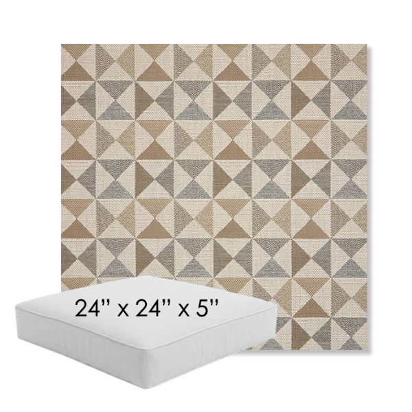 Picture of Array Dune | 24" x 24" x 5" Square Outdoor Cushion - Sunbrella© Fabric