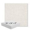 Picture of Bliss Linen | 24" x 24" x 5" Square Outdoor Cushion - Sunbrella© Fabric
